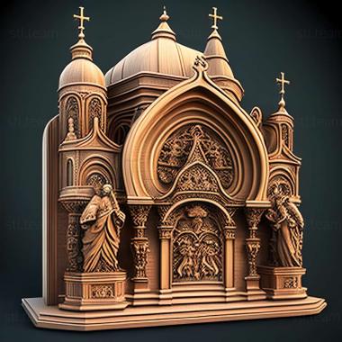 3D model Church (STL)